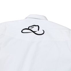 Camisa Resistol Ranch Marketing White/Black